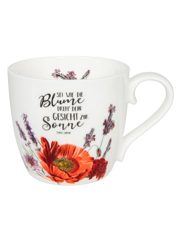 Könitz Kubek jumbo w kolorze biało-czerwonym - 450 ml