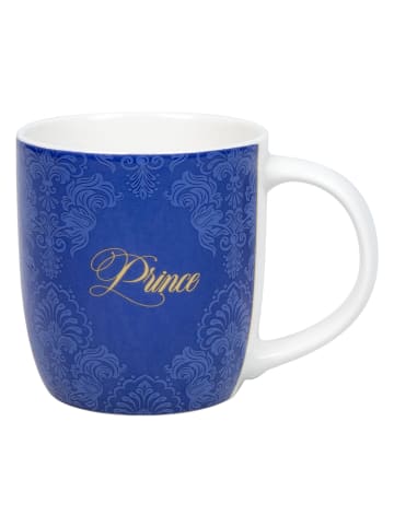 Könitz Kubek "Prince" w kolorze niebiesko-białym - 230 ml