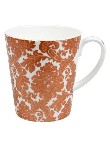 Könitz Jumbotasse ''Lace'' in Hellbraun/ Weiß - 600 ml