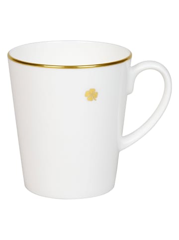 Könitz Jumbotasse ''Clover'' in Weiß/ Gold - 600 ml