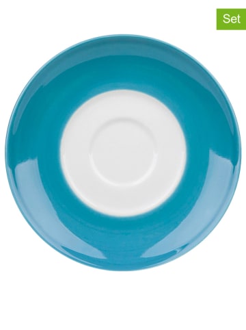Könitz Spodki (4 szt.) "UNO" w kolorze turkusowym - Ø 12,5 cm