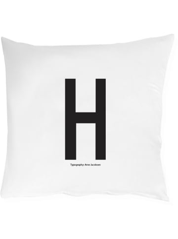 Design Letters Poszewka w kolorze białym na poduszkę - 80 x 80 cm