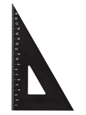 Design Letters Lineal in Schwarz - (B)12 x (H)21 cm