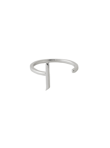 Design Letters Silber-Ring "I"
