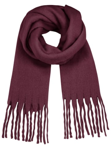 Eight2Nine Szal w kolorze bordowym