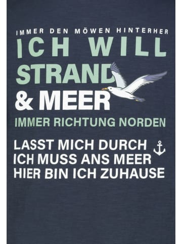 Eight2Nine Shirt in Dunkelblau