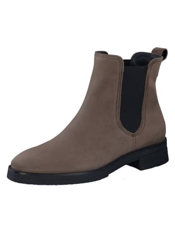 Paul Green Leder-Chelsea-Boots in Braun