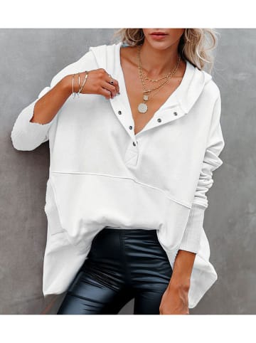 Milan Kiss Hoodie in Weiß