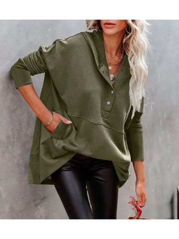 Milan Kiss Hoodie in Khaki