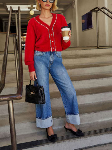 Milan Kiss Cardigan in Rot