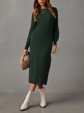 Milan Kiss Kleid in Dunkelgrün