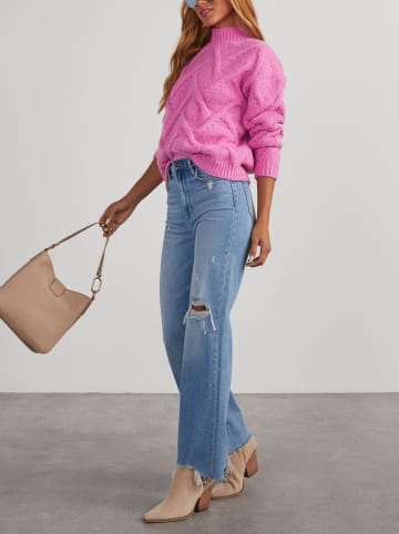 Milan Kiss Sweter w kolorze różowym