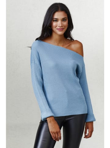 Milan Kiss Pullover in Hellblau