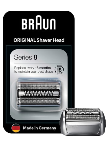Braun Scheermes "Series 8" zilverkleurig