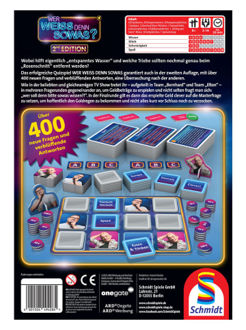 Schmidt Spiele Brettspiel "Wer weiss denn sowas? 2nd Edition" - ab 8 Jahren