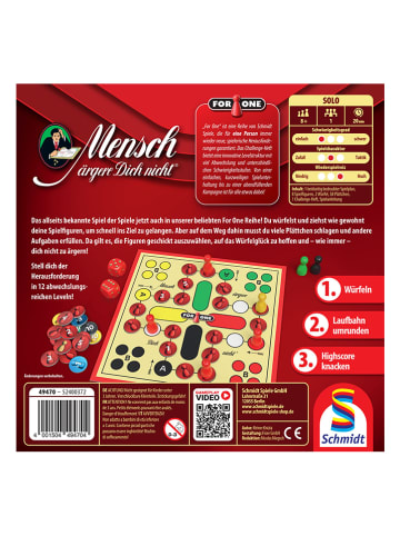Schmidt Spiele Brettspiel "For One, Mensch ärgere Dich nicht®" - ab 8 Jahren