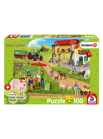 Schmidt Spiele 100tlg. Puzzle "Farm World - Bauernhof und Hofladen" - ab 6 Jahren