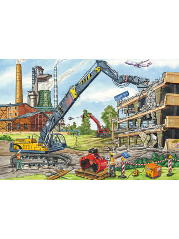 Schmidt Spiele 3x 48tlg. Puzzle "Meine liebsten Baustellenfahrzeuge" - ab 4 Jahren