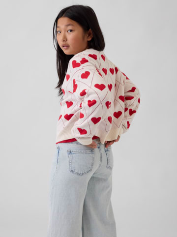 GAP Pullover in Creme/ Rosa