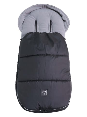 Kaiser Naturfellprodukte Thermo-Fußsack "Lukky" in Schwarz - (L)105 x (B)45 cm
