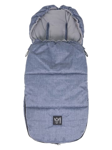 Kaiser Naturfellprodukte Thermo-Fußsack "Lukky" in Blau - (L)105 x (B)45 cm
