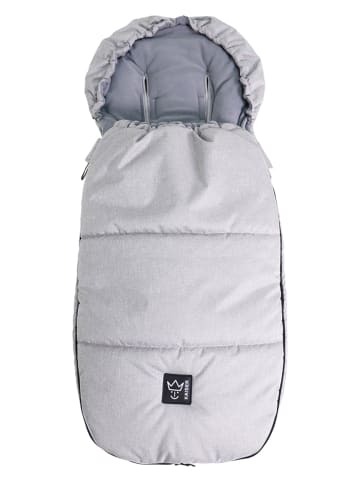 Kaiser Naturfellprodukte Śpiworek termiczny "Lukky" w kolorze jasnoszarym - 105 x 45 cm