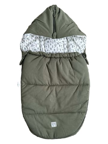 Kaiser Naturfellprodukte Babyschalen-Fußsack in Khaki - (L)80 x (B)40 cm