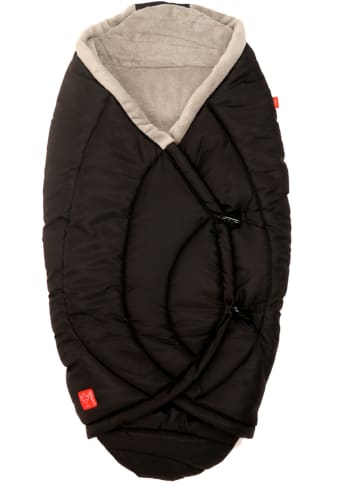 Kaiser Naturfellprodukte Thermo-Einschlagdecke "Coon" in Schwarz - (L)80 x (B)40 cm