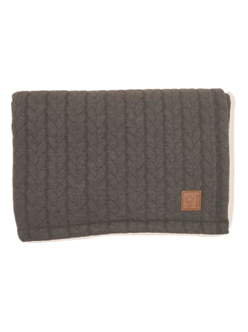 Kaiser Naturfellprodukte Koc "Quilly" w kolorze szarym - 100 x 75 cm