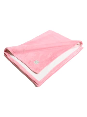 Kaiser Naturfellprodukte Koc "Liam" w kolorze jasnoróżowym - 100 x 75 cm