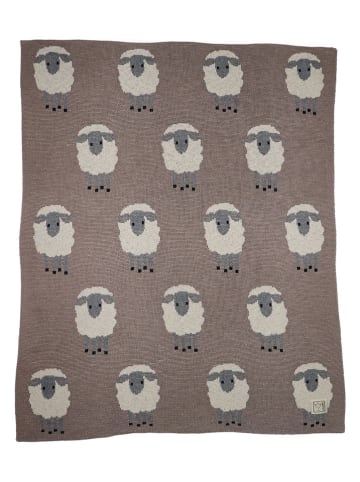 Kaiser Naturfellprodukte Kocyk niemowlęcy "Dolly sheep" w kolorze brązowym - 80 x 100 cm