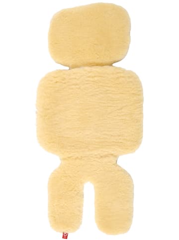 Kaiser Naturfellprodukte Nakładka wełniana "Kingly" w kolorze beżowym - 80 x 35 cm