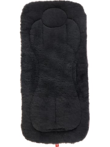 Kaiser Naturfellprodukte Nakładka wełniana "Dolly" w kolorze czarnym - 77 x 35 cm