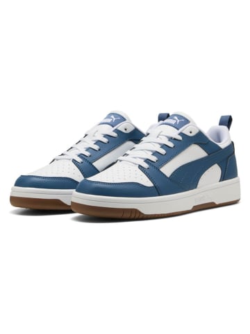 Puma Sneakers "Rebound v6" wit/blauw