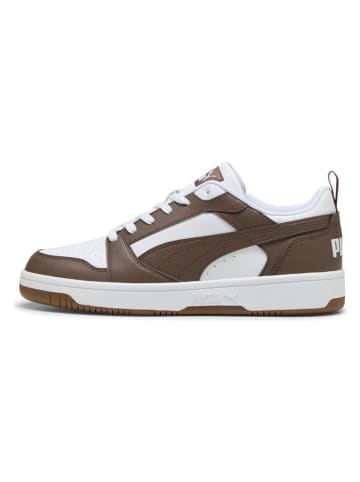 Puma Sneakers "Rebound v6" wit/bruin