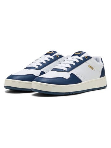 Puma Sneakers "Court Classic" wit/donkerblauw