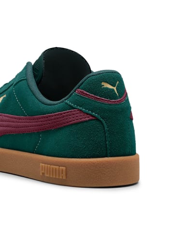 Puma Skórzane sneakersy "Club II Era" w kolorze fioletowo-zielonym