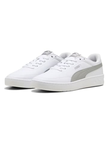 Puma Leren sneakers "Court Classic" wit/grijs
