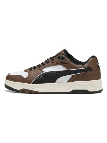 Puma Leren sneakers "RBD Break" wit/bruin