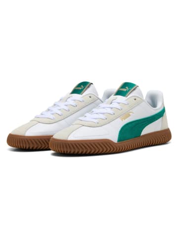Puma Leder-Sneakers "Club Kayzer" in Weiß/ Beige/ Grün
