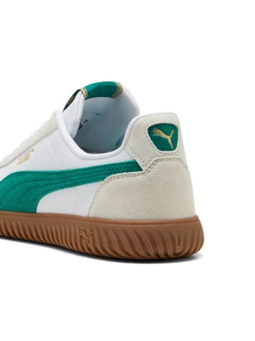 Puma Skórzane sneakersy "Club Kayzer" w kolorze biało-zielono-beżowym