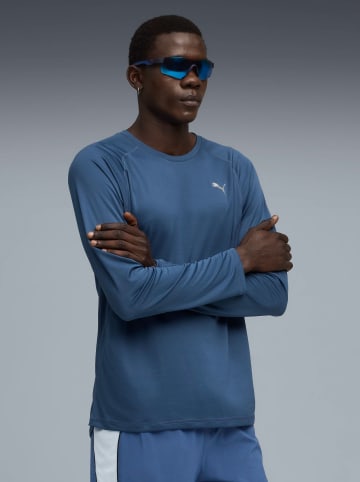 Puma Lauflongsleeve "Velocity" blauw