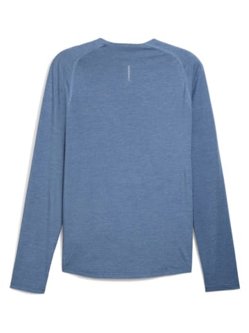 Puma Lauflongsleeve "Cloudspun" in Blau
