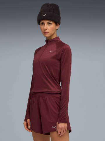 Puma Lauflongsleeve "Velocity Cloudspun" in Rot