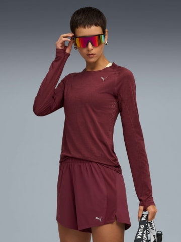 Puma Lauflongsleeve "Cloudspun" in Rot