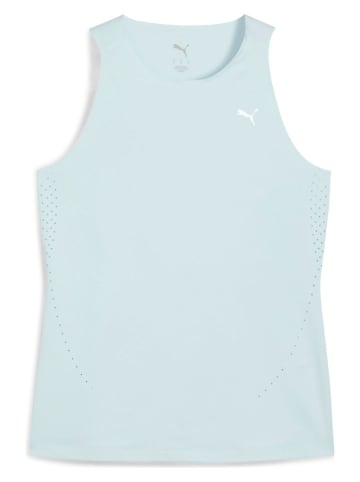 Puma Top sportowy "Cloudspun" w kolorze błękitnym