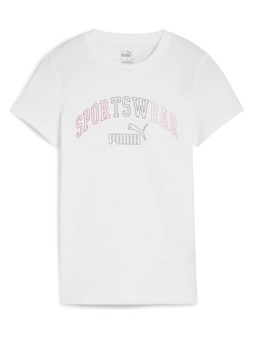 Puma Shirt "Essentials+" wit