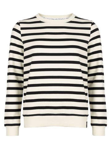 Roadsign Sweatshirt in Creme/ Schwarz