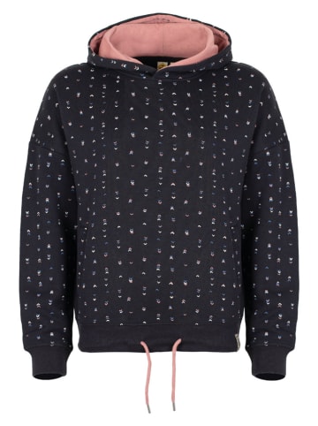 Roadsign Hoodie in Anthrazit/ Rosa