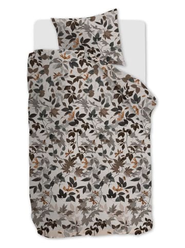 Beddinghouse Komplet pościeli satynowej "Gigi" w kolorze granatowo-białym